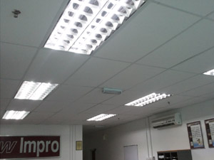 LED Tube installed in a Penang Manufacturing plant office, June 2011