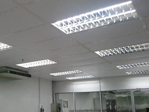 LED tube installed in a Semiconductor manufacturing plant in Penang, Dec 2010