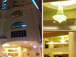LED Candle light bulb used in a Penang Hotel Chandelier, Completed on May 2011