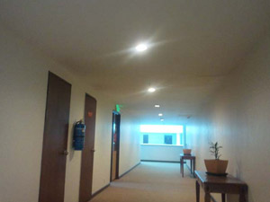 Bayview Beach Resort in Penang - LED bulb installed at corridor area